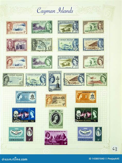 Postage Stamps Of The German Empire Editorial Photo CartoonDealer