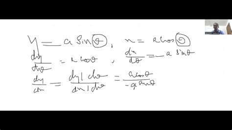 2nd Order Derivative Of Parametric Equations Youtube