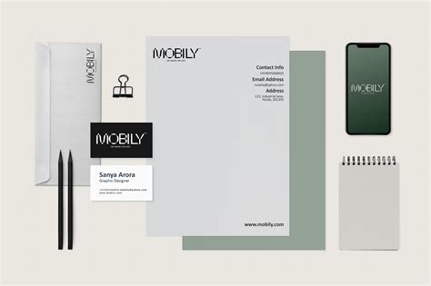 MOBILY LOGO & IT'S VISUAL IDENTITY on Behance