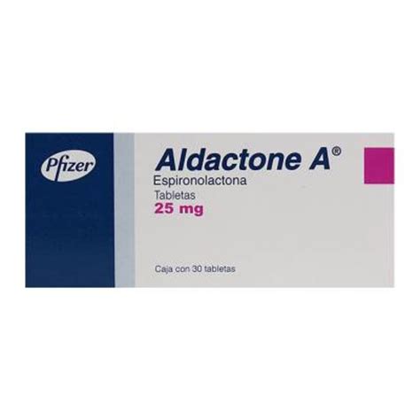 Aldactone A 25 Mg 30 Tabletas Walmart