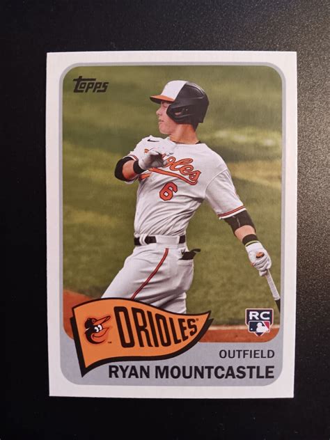 2021 Topps Ryan Mountcastle T65 17 1965 Redux Rookie Card Rc Baltimore