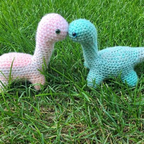 Pattern No Sew Amigurumi Crochet Pattern Bronto The Dinosaur Plush