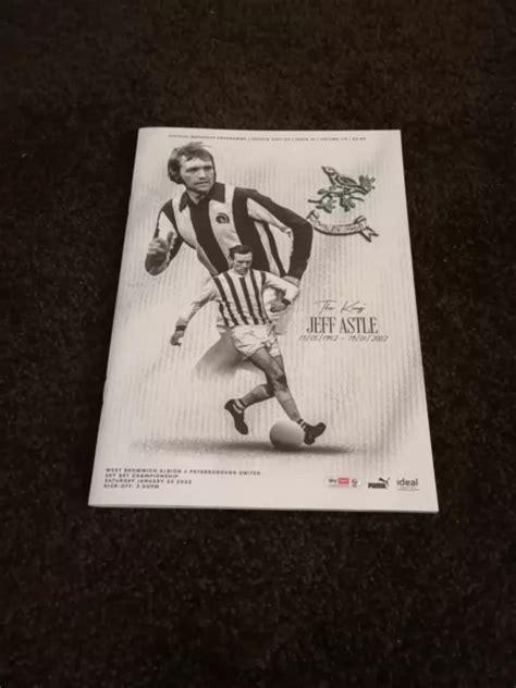 Wba West Brom West Bromwich Albion V Peterborough Mint