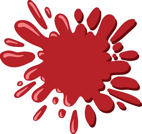 Blood Wound Splatter Illustration Png