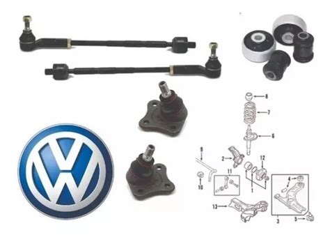 Bieletas Hidraulica Completa Rotulas Bujes Vw Bettle 99 07 Meses Sin