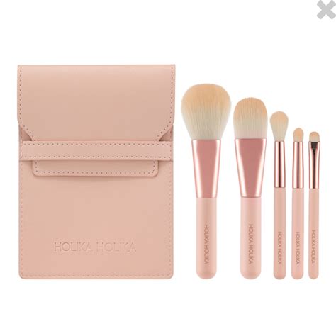 Holika Holika Nudrop Mini Brush Set Brush Ea Pouch Ea