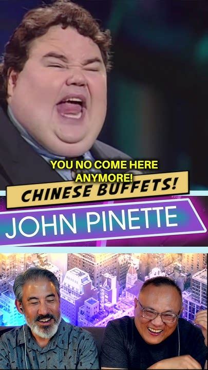 🤣 Chinese Buffet 🥡 4 Hour You Go Now 😡 John Pinette Shorts