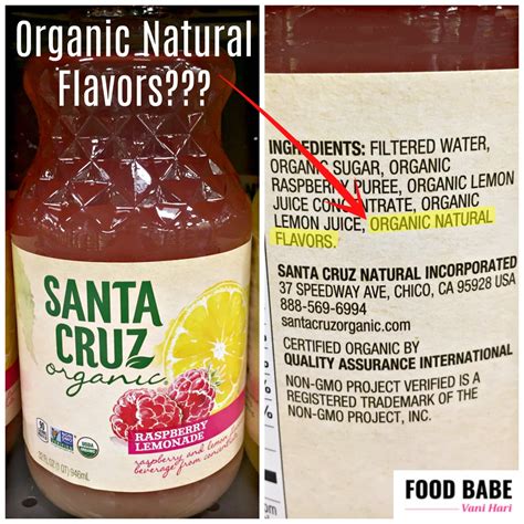 The Differences Between Artificial Flavors, Natural Flavors, Organic Flavors and Other Added Flavors