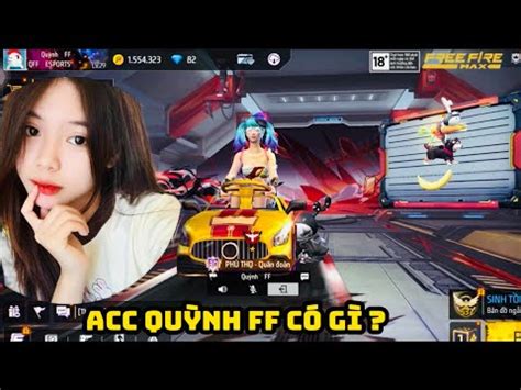 RIVIEW ACC Quỳnh FF CÓ GÌ HOT YouTube