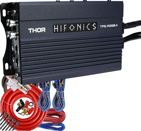 Hifonics Thor TPS A350 4 Compact 350W MAX 4 Channel Car Amplifier 4