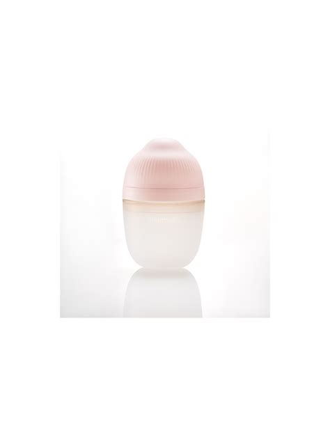 Mombella Silikonowa Butelka Antykolkowa Breast Shape Roze Ml