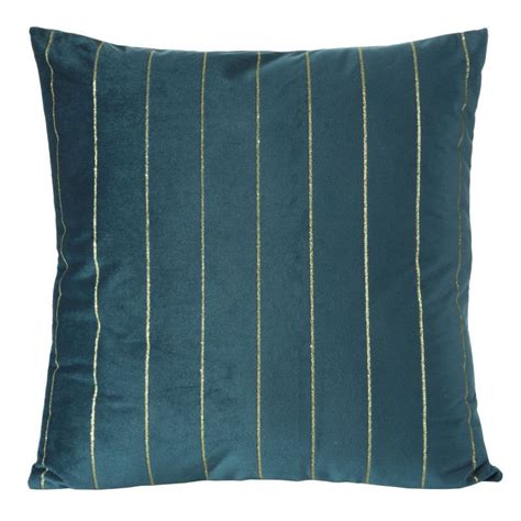 Poszewka EUROFIRANY Velvet Turkusowo Srebrna 45x45 Cm Eurofirany