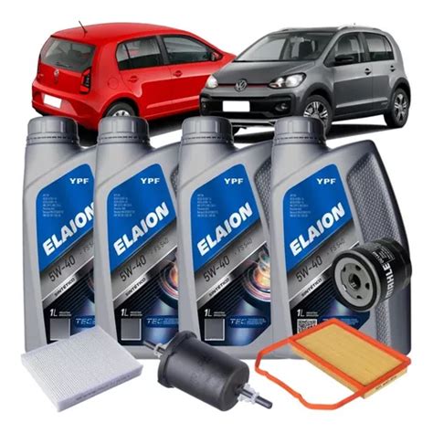 Kit Troca De Óleo 5w40 Filtros Volkswagen Up 1 0 12v Mpi Parcelamento