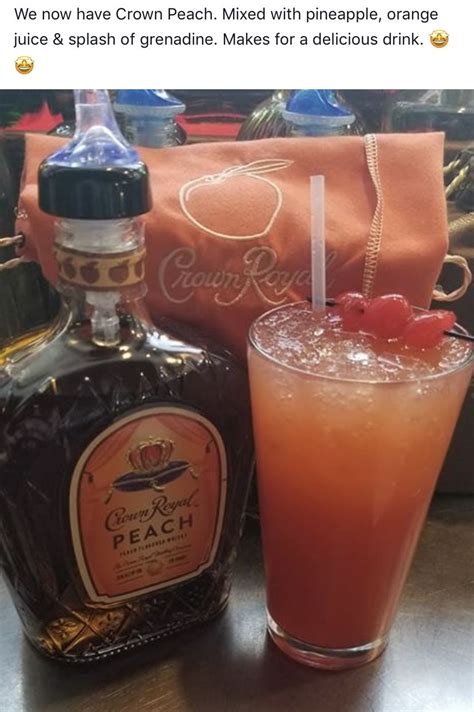 Peach Crown Royal Cocktail Recipes Foodrecipestory