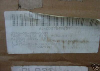 MILITARY ARMY TRUCK NOS MIRROR HEAD M813 M913 HEMMITT | #28151336