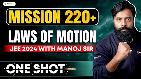 Laws Of Motion Jee Physics One Shot Mission Jee Main