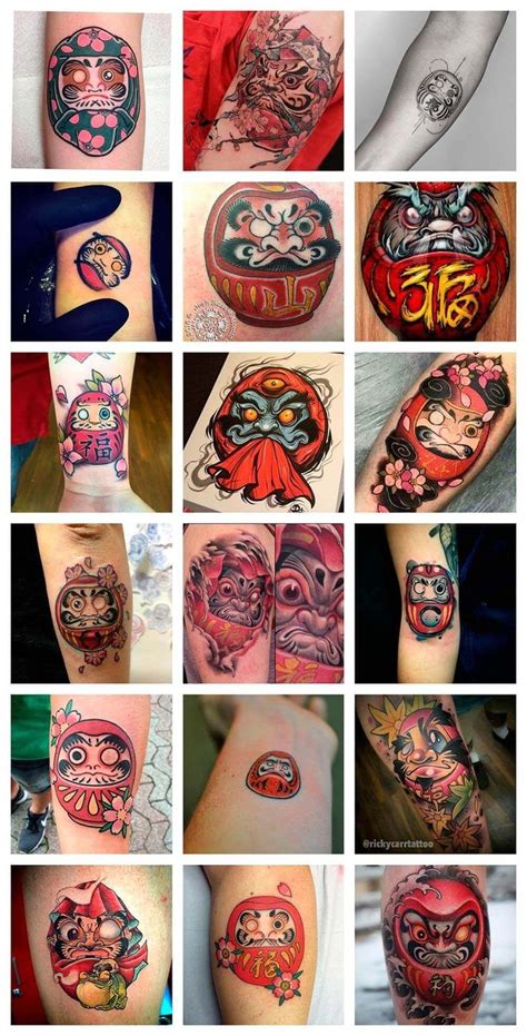 Tatuaje DARUMA SIGNIFICADO Y TATTOO Camaleon Tattoo Catrinas Para