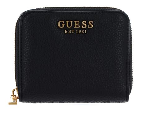 GUESS Geldbörse Laryn SLG Small Zip Around Wallet Black modeherz