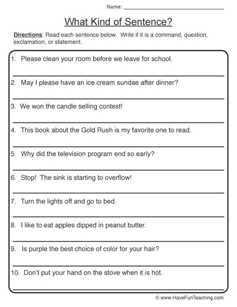 Different Types Of Sentences Combining Sentences Kinds Of Sentences Complex Sentences