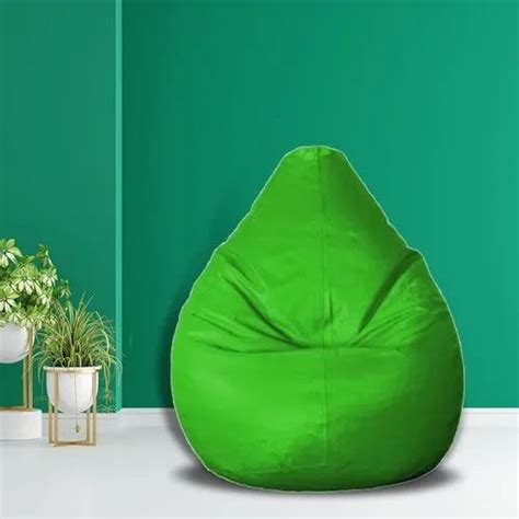 Xxxl Shira Tear Drop Bean Bag Cover Without Beans Green At Rs