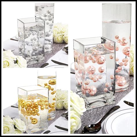 Floating No Hole Pearls Jumbo Assorted Sizes Vase Decorations