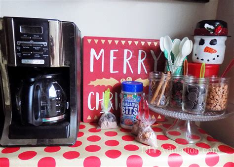 How To Set Up A Hot Cocoa Bar Easy Holiday Entertaining DIY Adulation