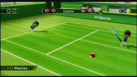 Wii Sports Tennis Youtube