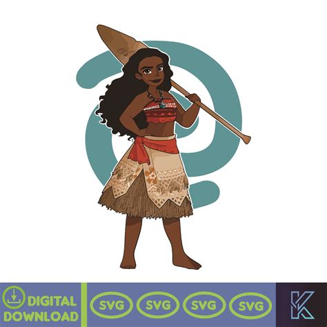 Moana Clipart Svg Png Dxf Instant Digital Download Moana Sv Inspire Uplift