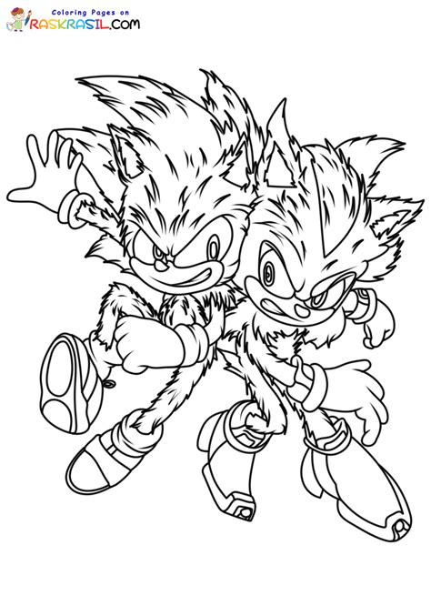 Disegni Di Sonic The Hedgehog 3 Da Colorare