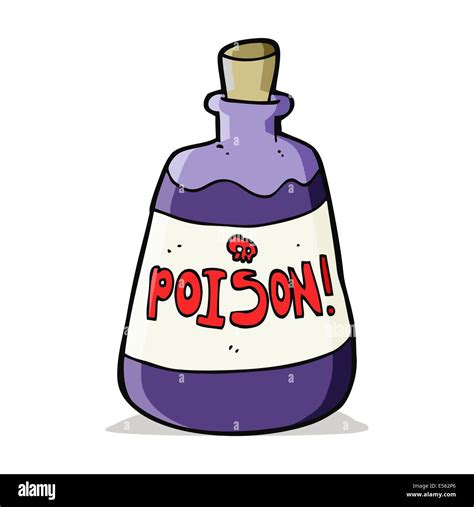 cartoon bottle of poison Stock Vector Image & Art - Alamy