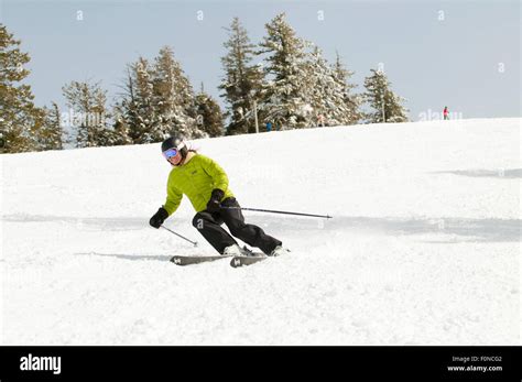 Skiing At Bogus Basin In Boise Idaho Stock Photo Alamy