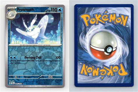 Frosmoth Sv Temporal Forces Pokemon Reverse Holo Common