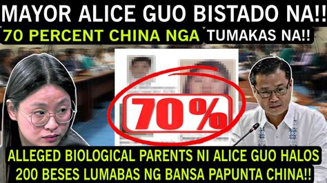 TUMAKAS NA MAYOR ALICE GUO BISTADO 70 CHINESE BAGONG REBELASYON HINDI