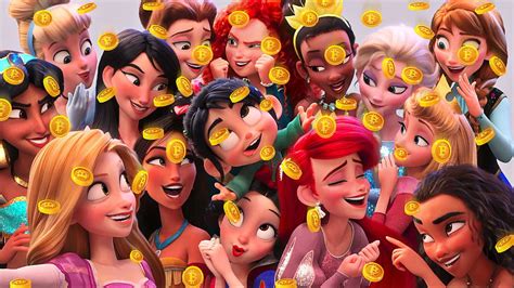 Bitcoins From Above Vanellope Disney Princess Ralph Breaks The Internet