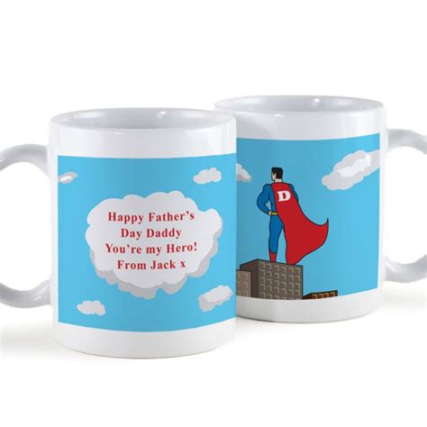 Super Hero Dad Personalised Mug The T Experience