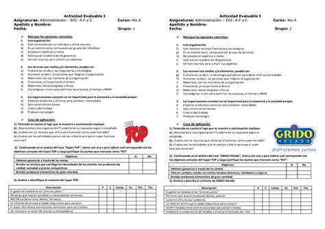 Actividad Evaluable I 4to A 2023 Actividad Evaluable I Asignaturas