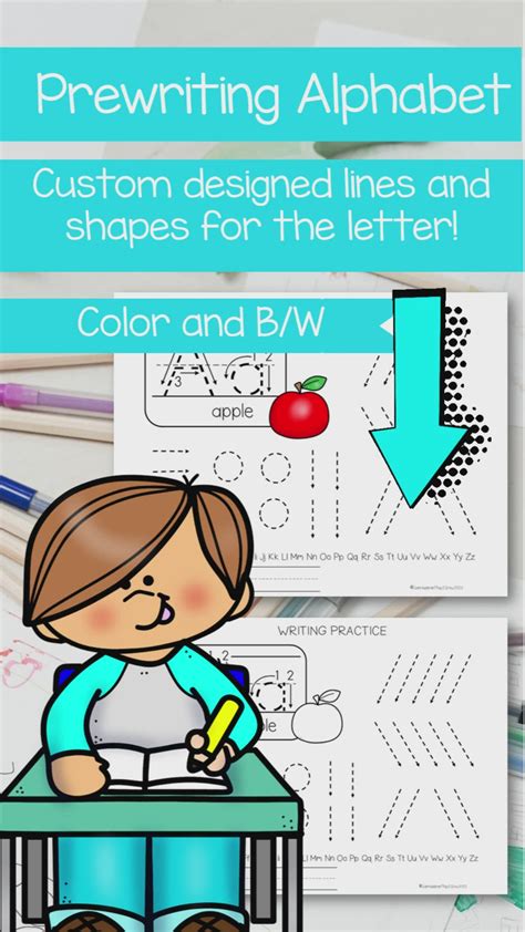 Pre Writing Alphabet Letters And Numbers Worksheet