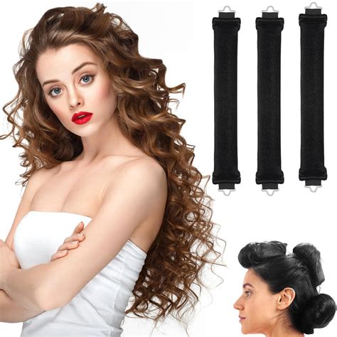 3pcs Heatless Hair Curlers Hair Rollers Heatless Curls Heatless Curling Rod