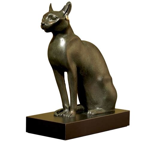 Ancient Bronze Egyptian Cat Statue for Inner Decor - Aongking Sculpture