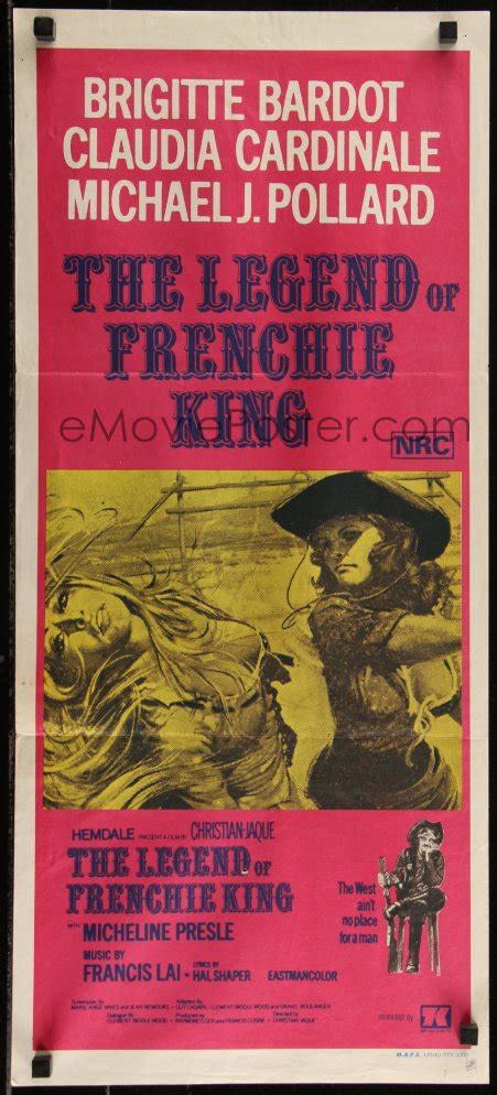 Emovieposter Image For J Legend Of Frenchie King Aust Daybill