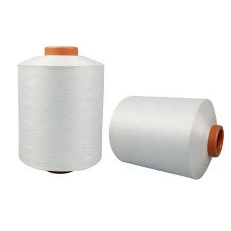 White Nylon Filament Yarn For Textile Industry Lustre Semi Dull At