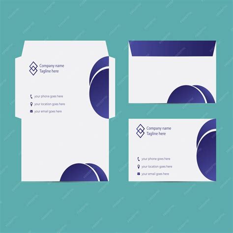 Premium Vector | Modern envelope design template International standard ...