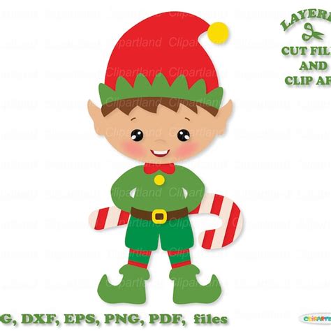 Boy Elf Svg Etsy Australia