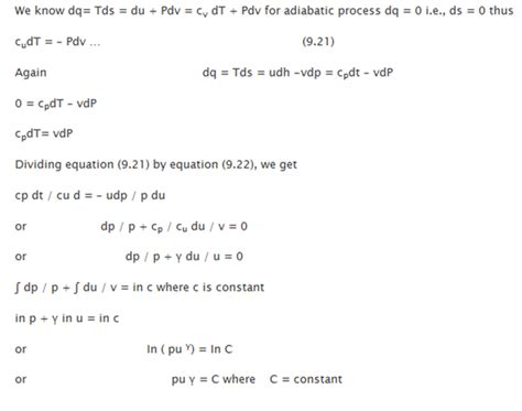 Reversible Adiabatic Process