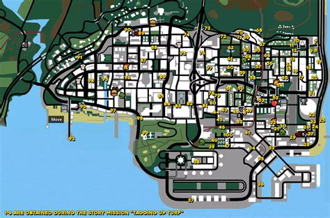 Gta San Andreas Map With Everything