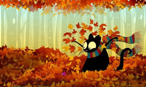 Aesthetic Anime Autumn Wallpapers Wallpaper Cave