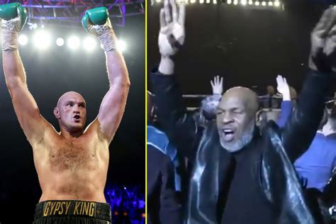 Mike Tyson's brilliant reaction to Tyson Fury beating Deontay Wilder in ...