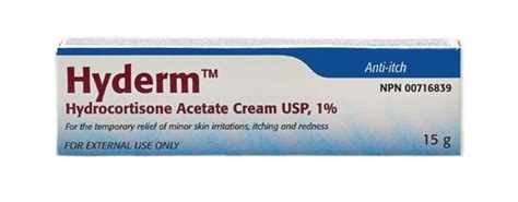 Hyderm Cream Hydrocortisone Acetate Pharmaserve