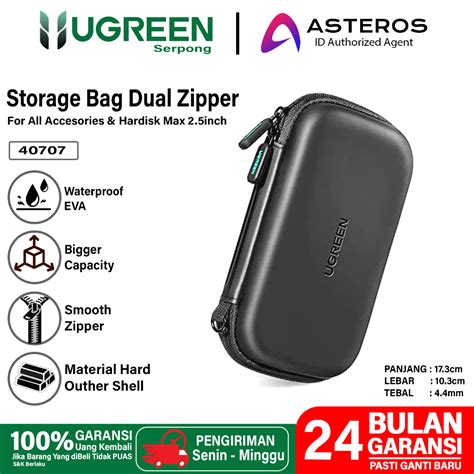 Jual Ugreen Pouch Storage Bag Hard Eva Waterproof Tas Hardisk Hdd