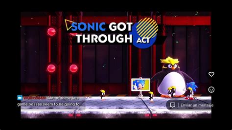 Sonic Superstars Frozen Base Boss Fight YouTube